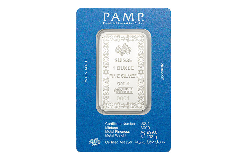 Buy 1 oz Silver Star of David Bar