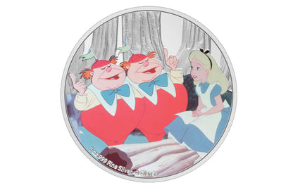 Buy 1 oz Silver Alice in Wonderland Tweedledee and Tweedledum Coin (2021)