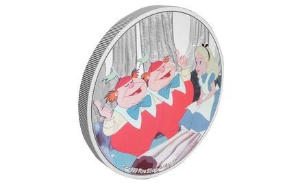 Buy 1 oz Silver Alice in Wonderland Tweedledee and Tweedledum Coin (2021)