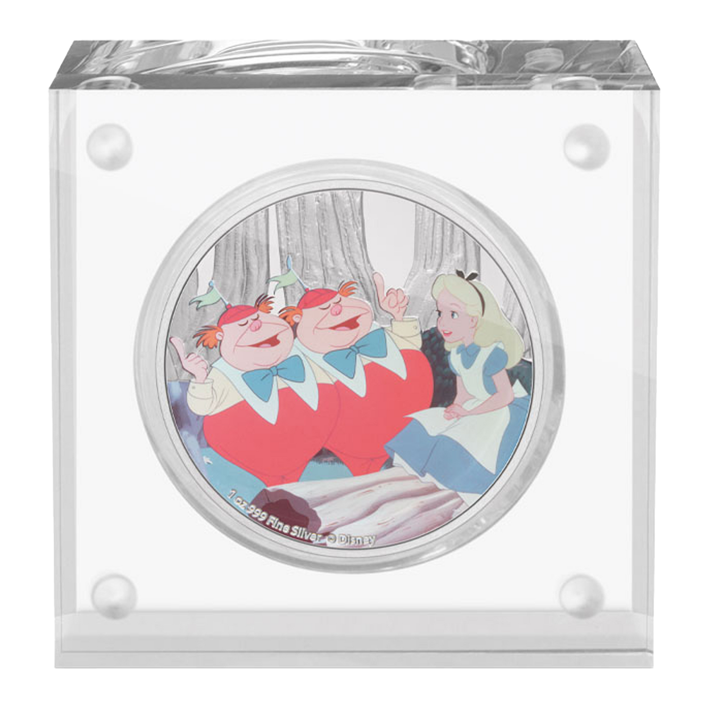 Buy 1 oz Silver Alice in Wonderland Tweedledee and Tweedledum Coin (2021)
