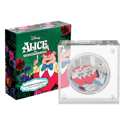 Buy 1 oz Silver Alice in Wonderland Tweedledee and Tweedledum Coin (2021)