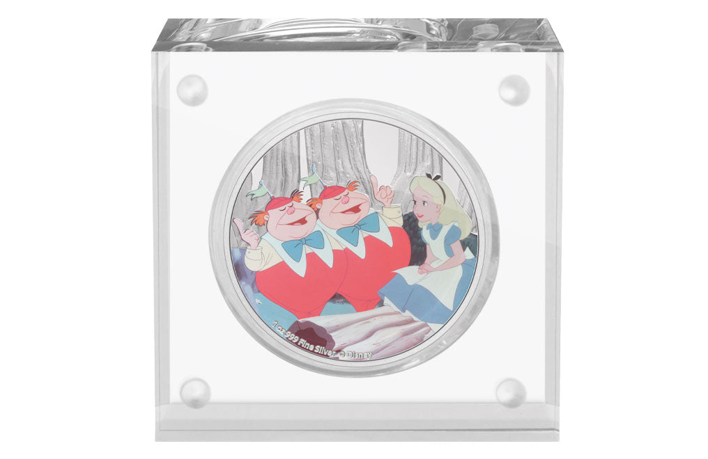 Buy 1 oz Silver Alice in Wonderland Tweedledee and Tweedledum Coin (2021)