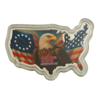 Buy 1 oz Silver USA 250th Anniversary Stars and Stripes Coin (2026) - Packaging Sightly Damaged