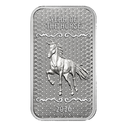 Buy 1 oz Silver Year of the Horse Bar (2026)