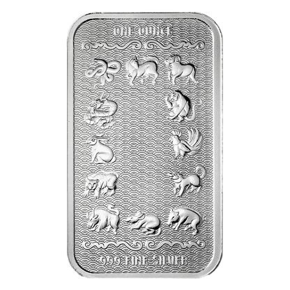 Buy 1 oz Silver Year of the Horse Bar (2026)