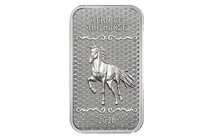 Buy 1 oz Silver Year of the Horse Bar (2026) {CAN: Shipping the week of Feb 9th}