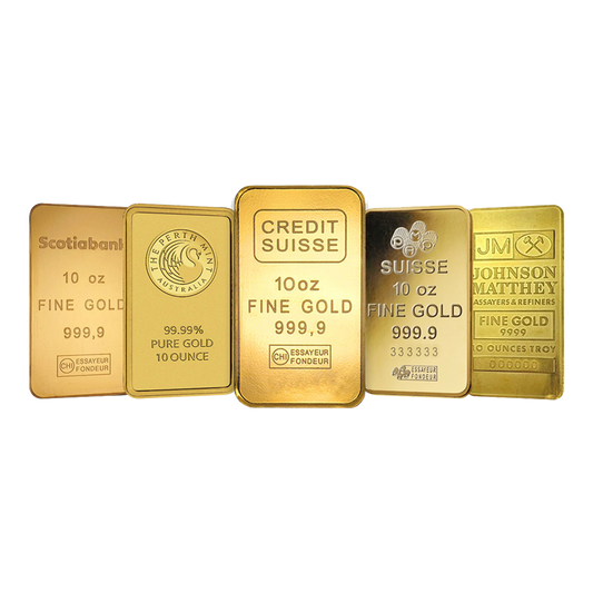 10 oz Gold Bars