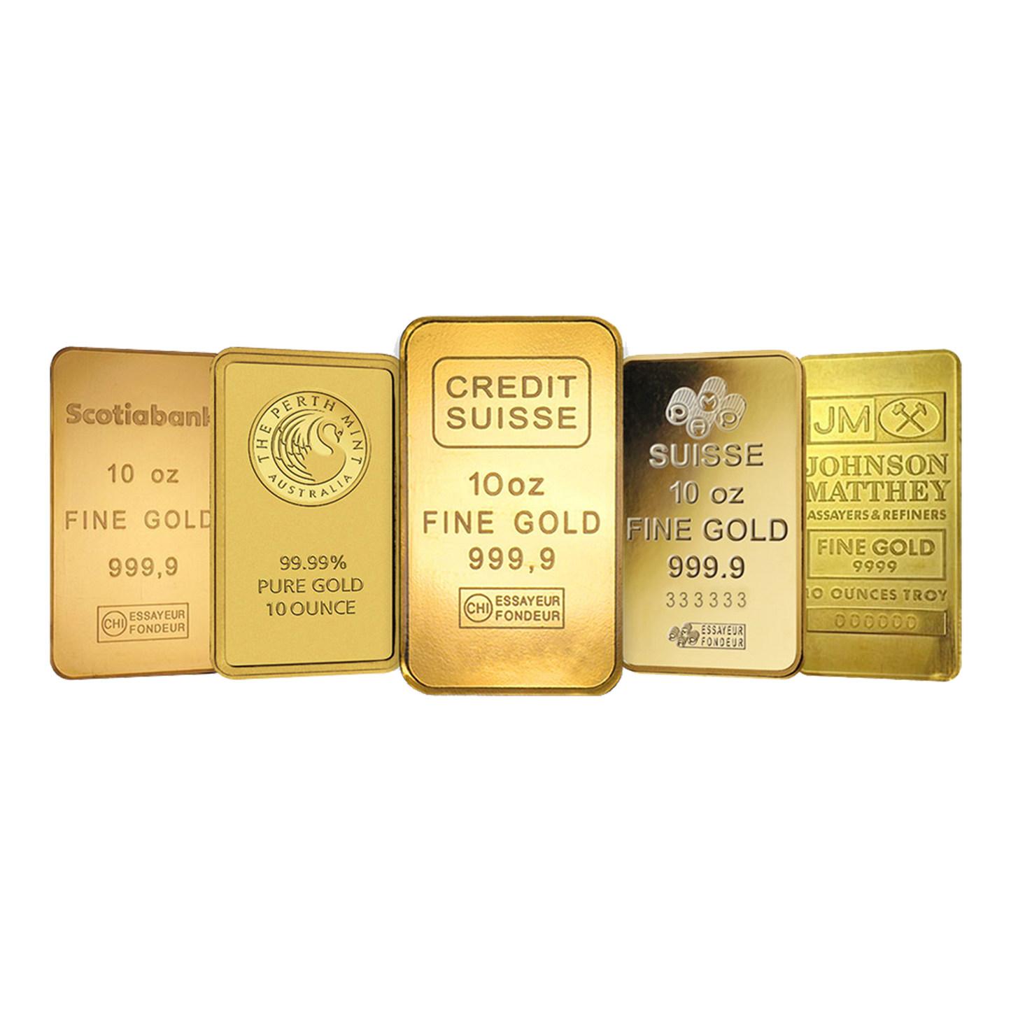 10 oz Gold Bars