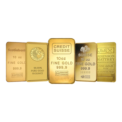 10 oz Gold Bars
