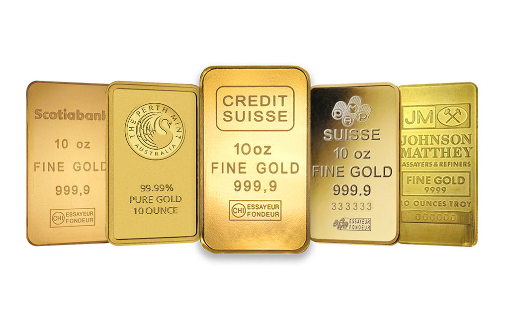 10 oz Gold Bars