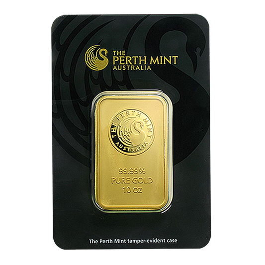10 oz Gold Perth Mint Bars