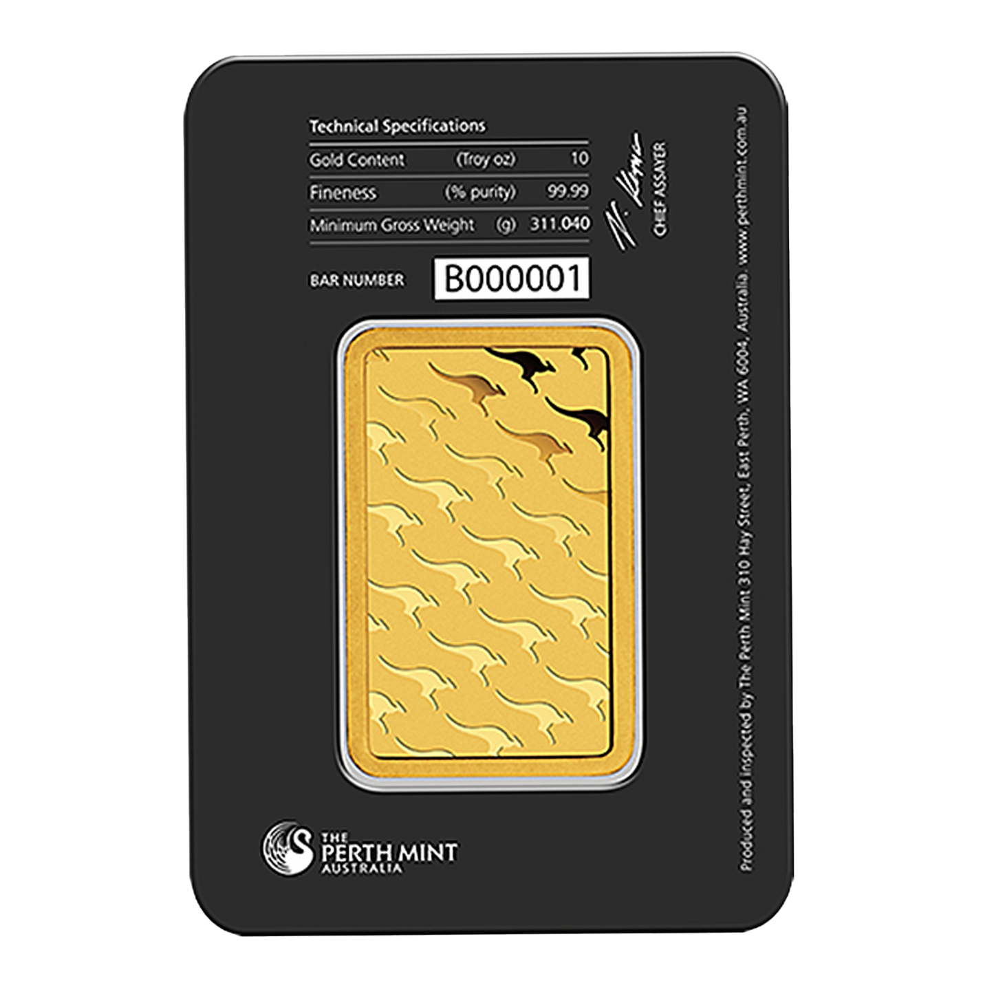 10 oz Gold Perth Mint Bars