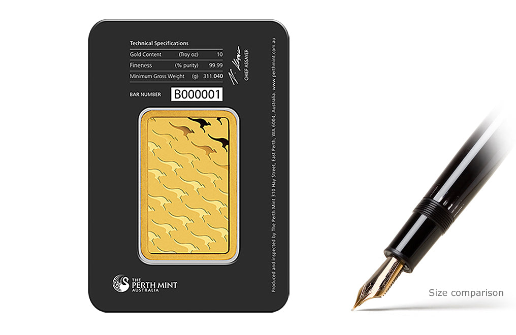 10 oz Gold Perth Mint Bars