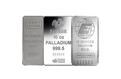 10 oz Palladium Bar 0.999+