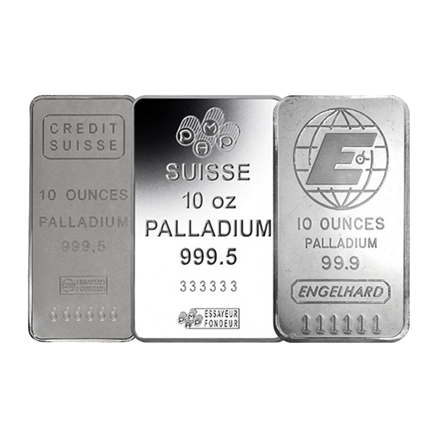 10 oz Palladium Bar 0.999+