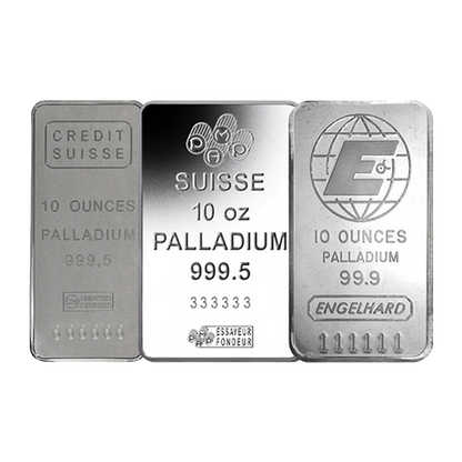 10 oz Palladium Bar 0.999+