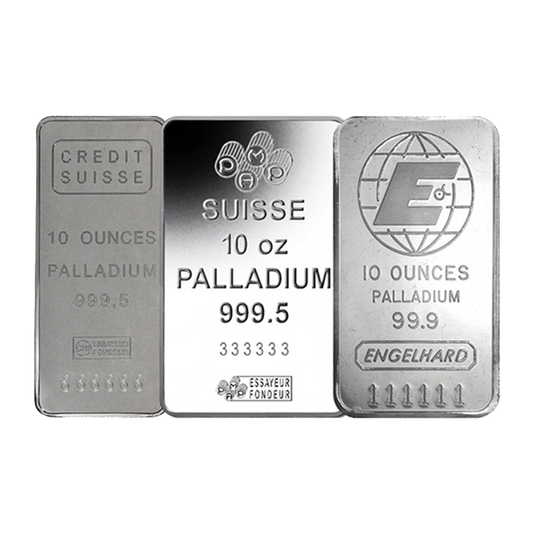 10 oz Palladium Bar 0.999+