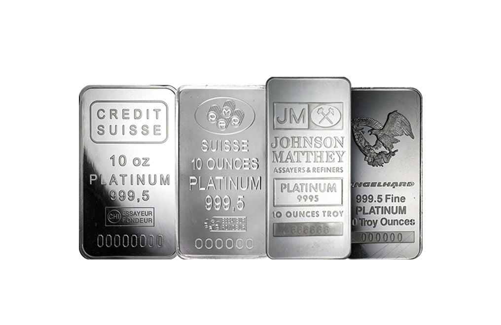 10 oz Platinum Bars