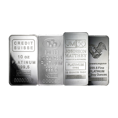 10 oz Platinum Bars