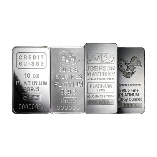 10 oz Platinum Bars