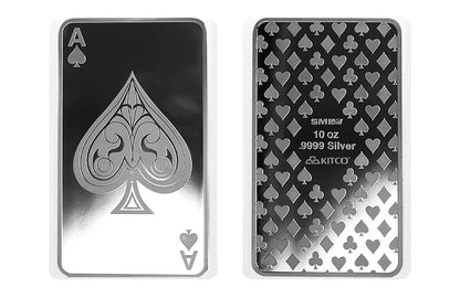 Buy 10 oz Silver Ace of Spades Bar .9999