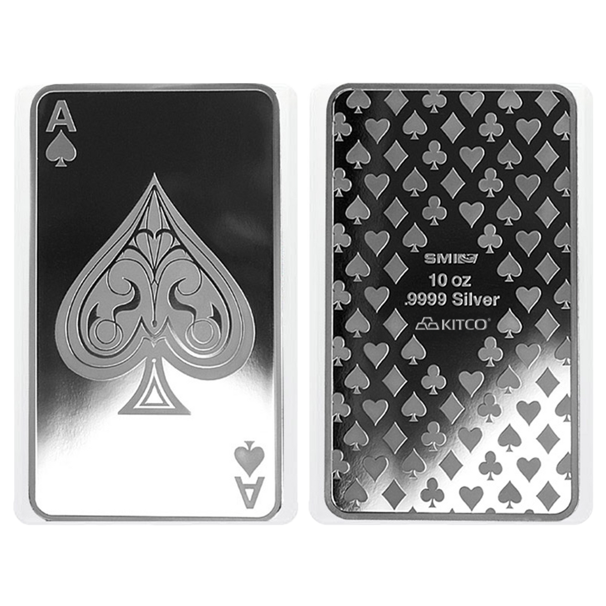 Buy 10 oz Silver Ace of Spades Bar .9999 {CAN: Shipping week of August 17}