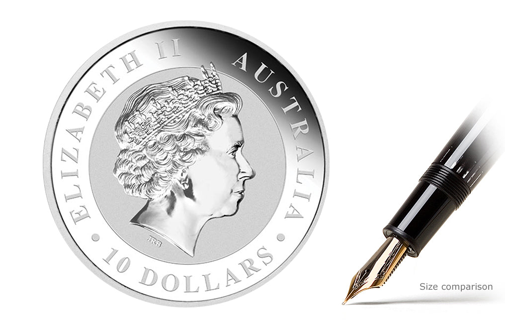 10 oz Silver Australian Kookaburra Coins (Random Year)