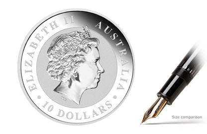 10 oz Silver Australian Kookaburra Coins (Random Year)