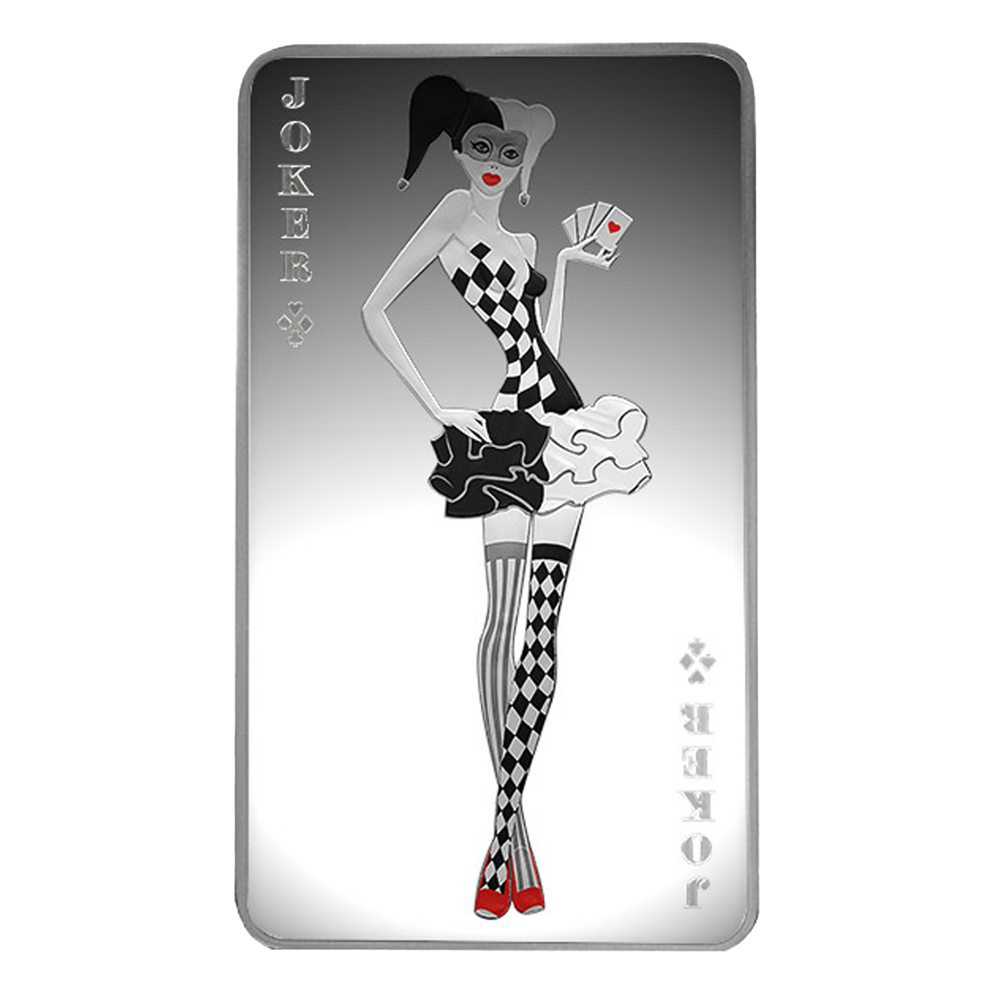 Buy 10 oz Silver Joker Girl Bar