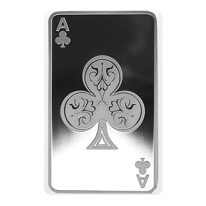 Buy 10 oz Silver Bar - Ace of Clubs
