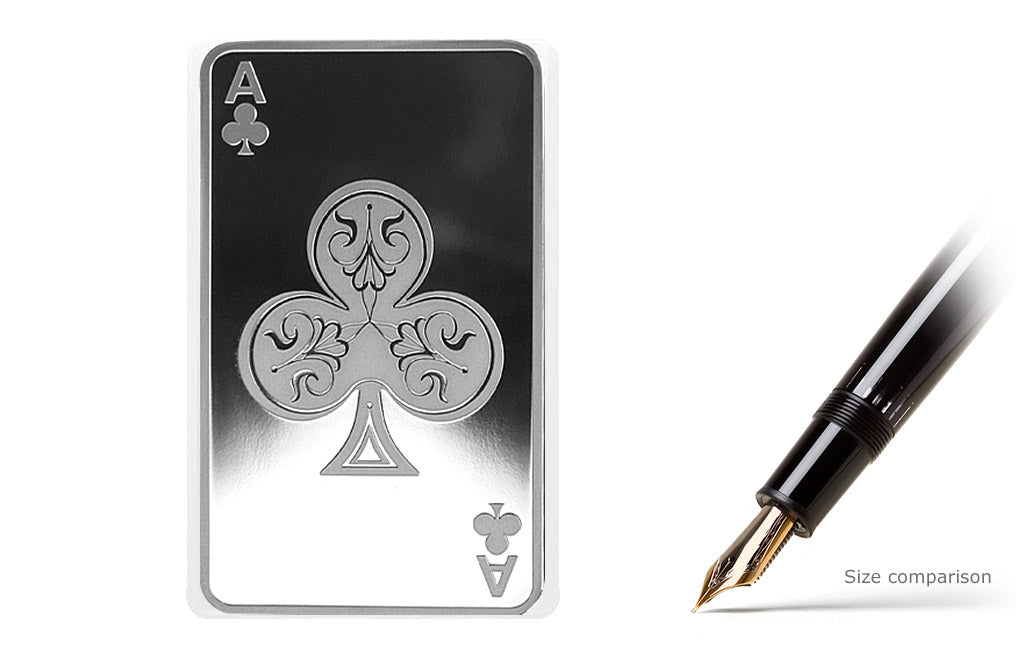 Buy 10 oz Silver Bar - Ace of Clubs