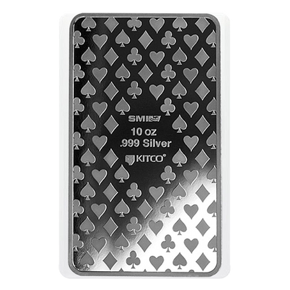Buy 10 oz Silver Bar - Ace of Clubs