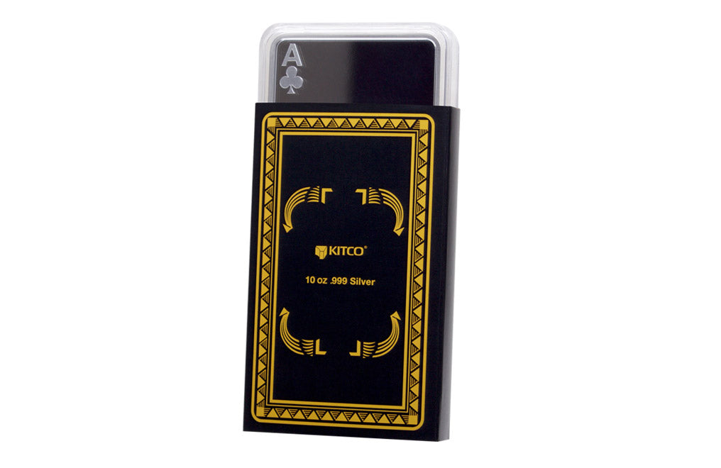 Buy 10 oz Silver Bar - Ace of Clubs