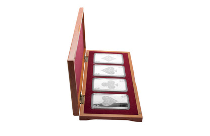 Buy 10 oz Silver Bar Set - 4 Aces
