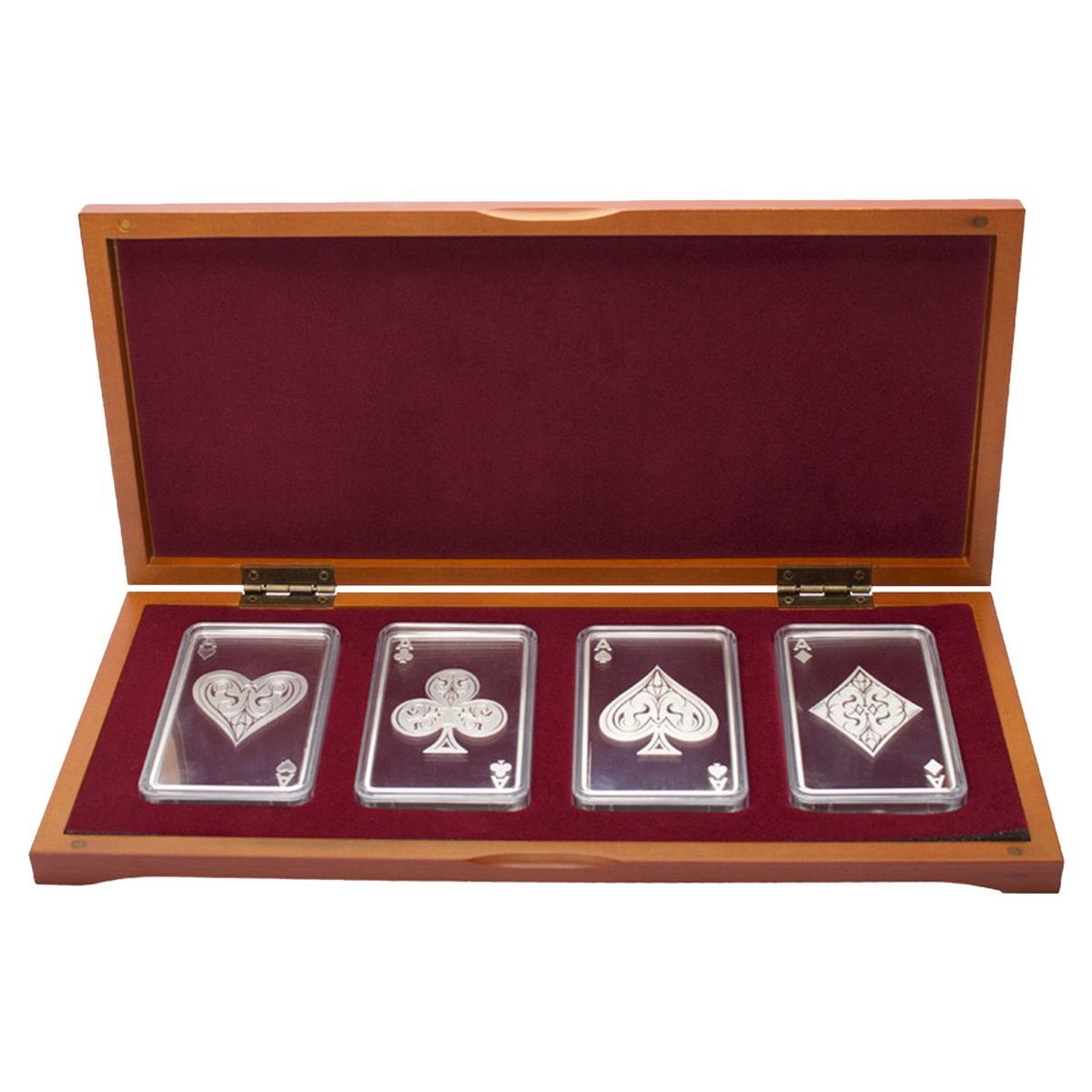 Buy 10 oz Silver Bar Set - 4 Aces