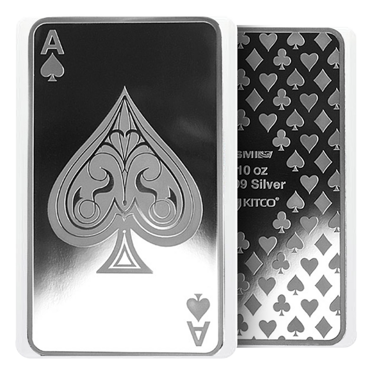Buy 10 oz Silver Bar Set - 4 Aces