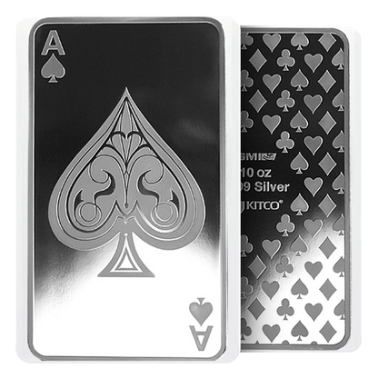 Buy 10 oz Silver Bar Set - 4 Aces