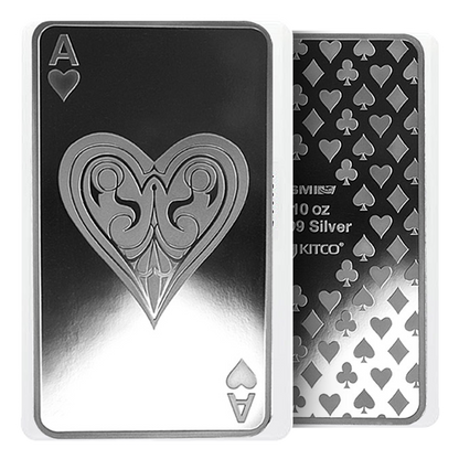 Buy 10 oz Silver Bar Set - 4 Aces