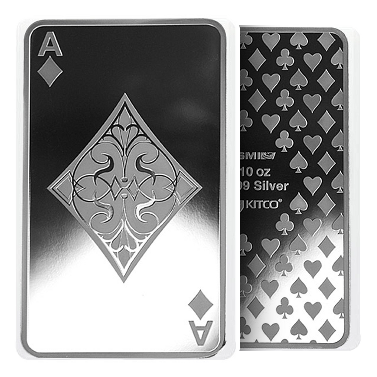 Buy 10 oz Silver Bar Set - 4 Aces