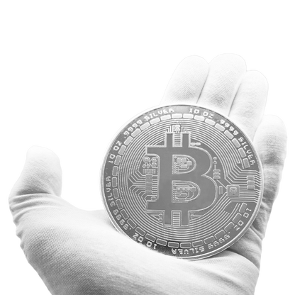 Buy 10 oz Silver Bitcoin Round .9999