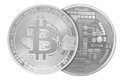 Buy 10 oz Silver Bitcoin Round .9999