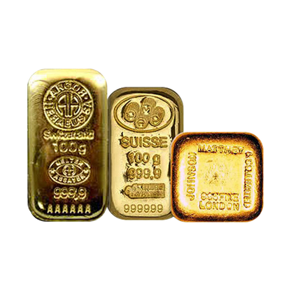 100 g Gold Bar Cast