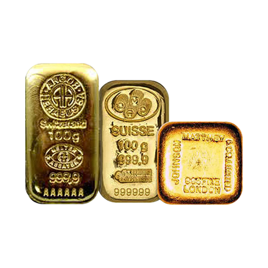 100 g Gold Bar Cast