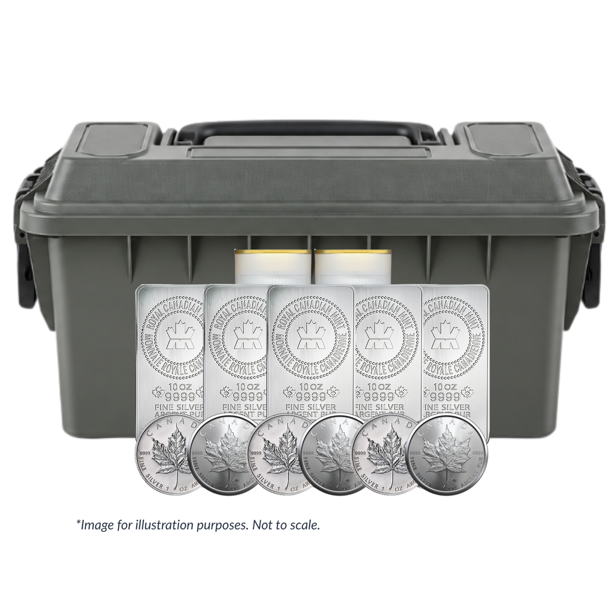 100 oz Royal Canadian Mint Silver Reserve .9999