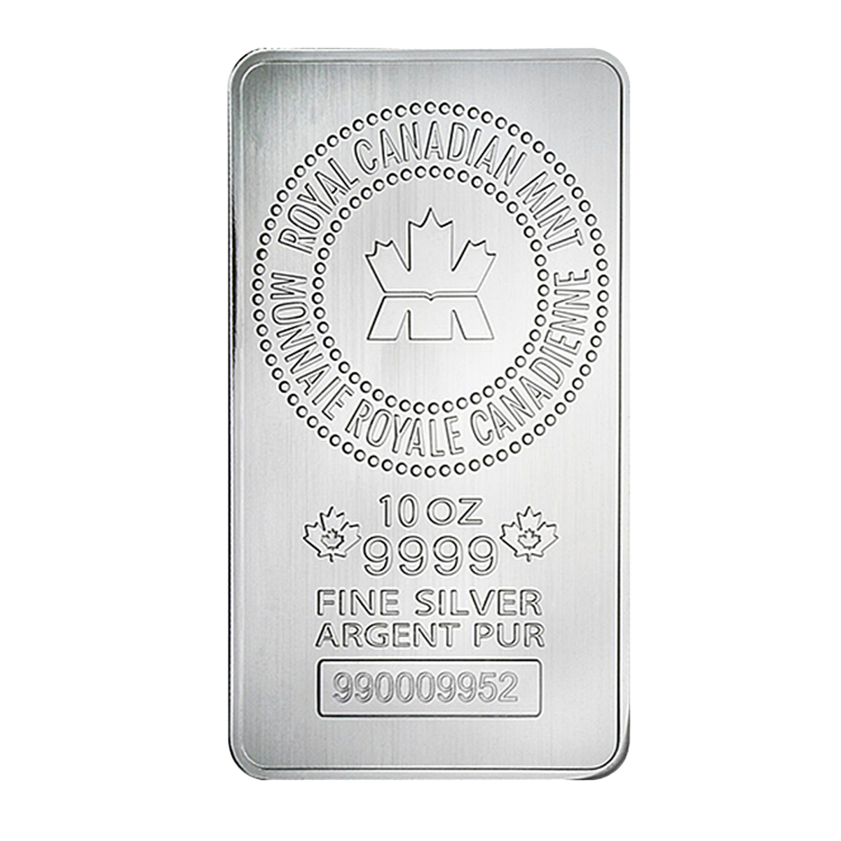100 oz Royal Canadian Mint Silver Reserve .9999