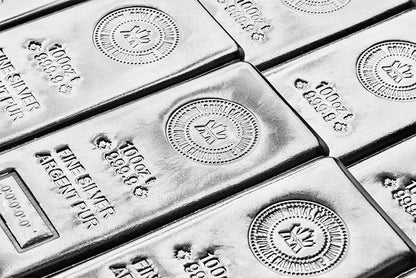 100 oz Silver Royal Canadian Mint Bar