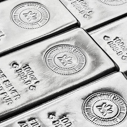 100 oz Silver Royal Canadian Mint Bar