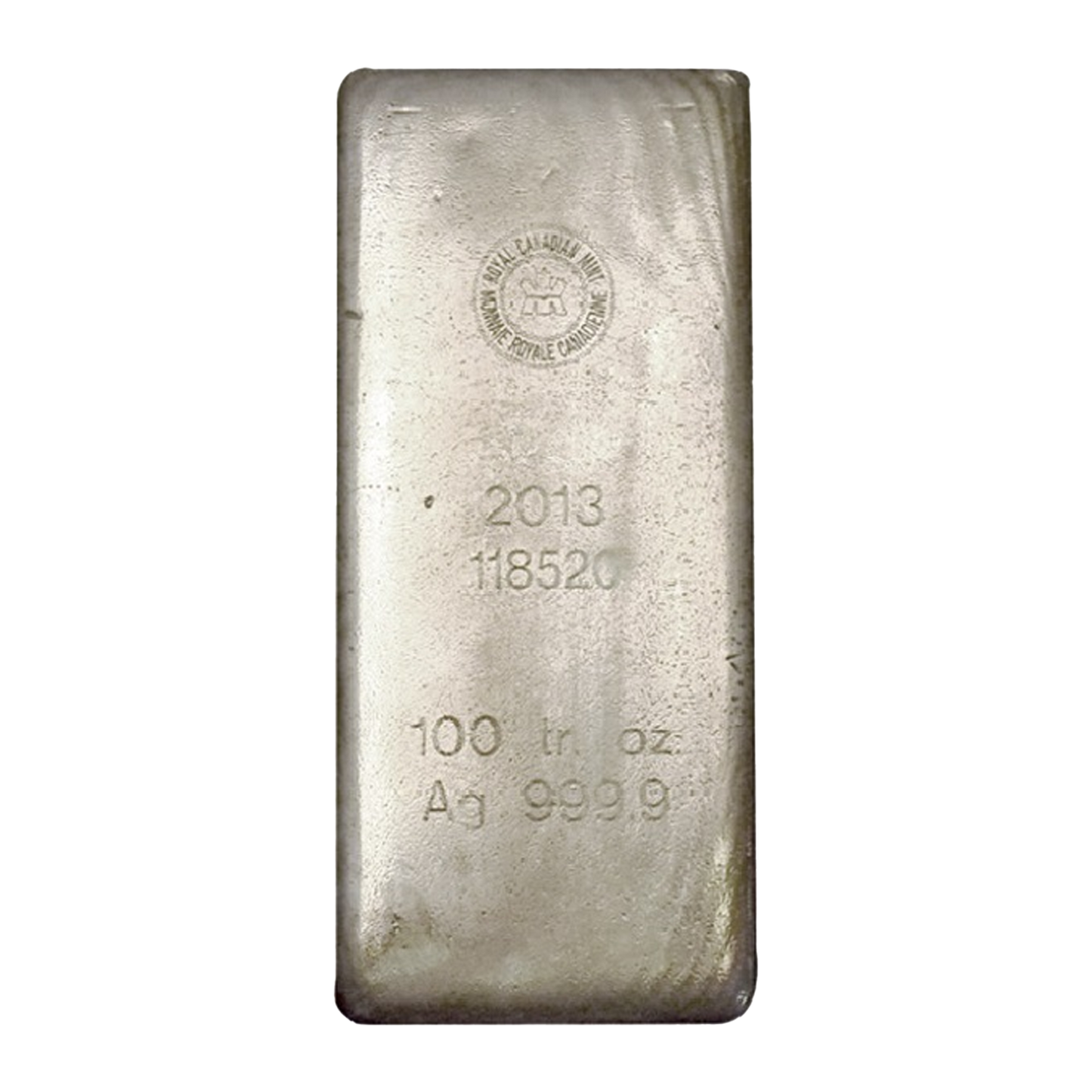 100 oz Silver Bars - Royal Canadian Mint (Previous Design) .9999 pure