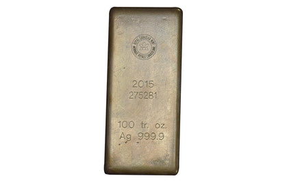 100 oz Silver Bars - Royal Canadian Mint (Previous Design) .9999 pure