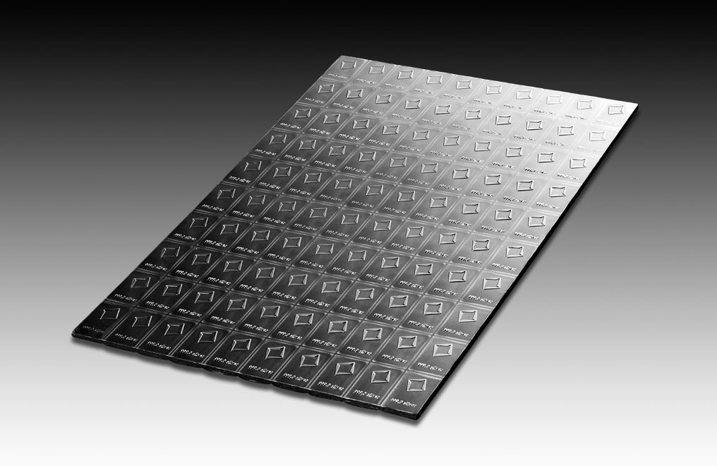 100 x 1 g Silver Valcambi CombiBar